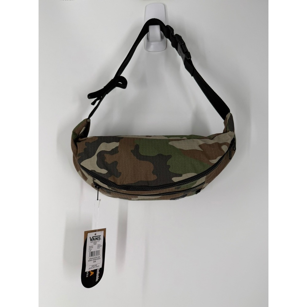Vans Ward Cross Body Bag Camo Cordura Nylon Waist Pack NEW - Picture 9 of 16